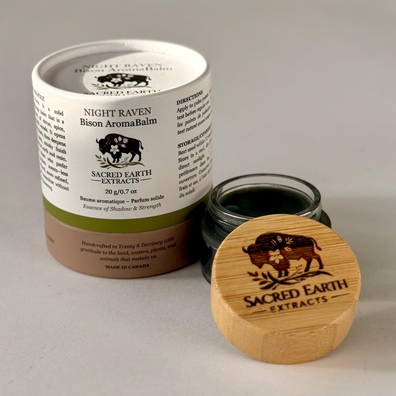 Night Raven <BR> Bison AromaBalm