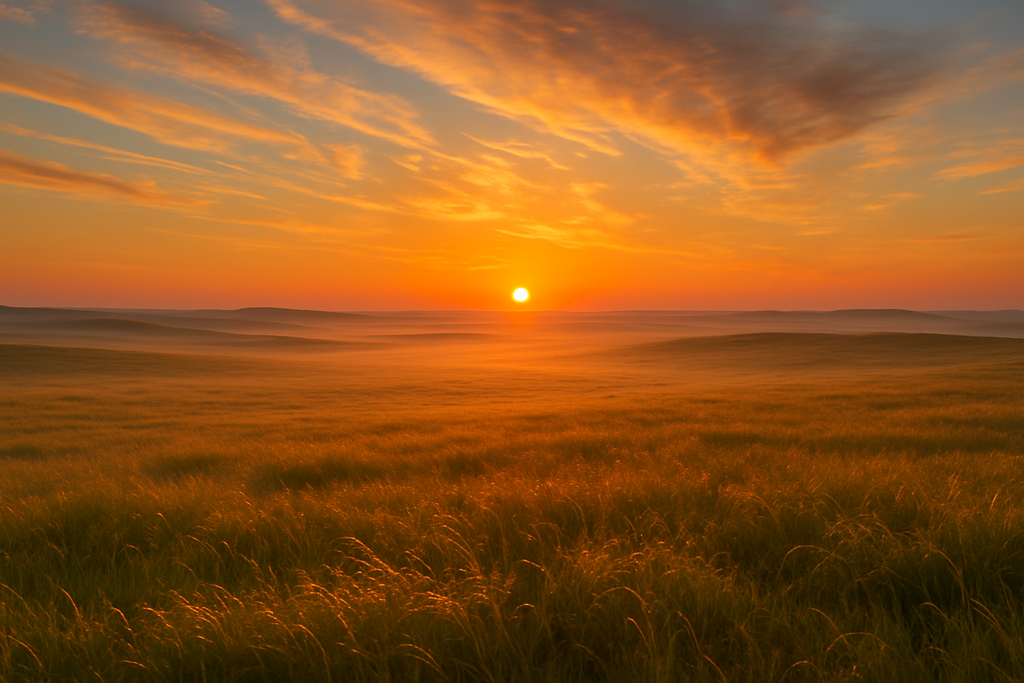 prairie sunrise