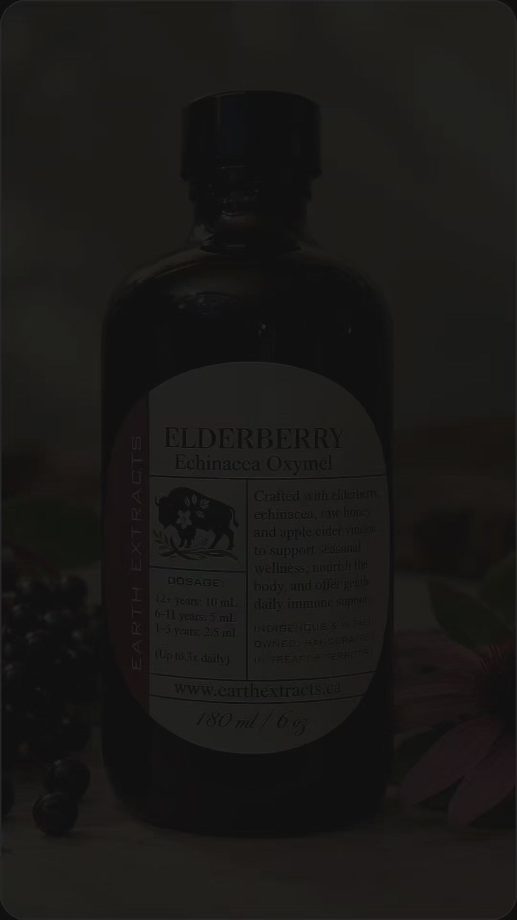 ELDERBERRY + ECHINACEA OXYMEL