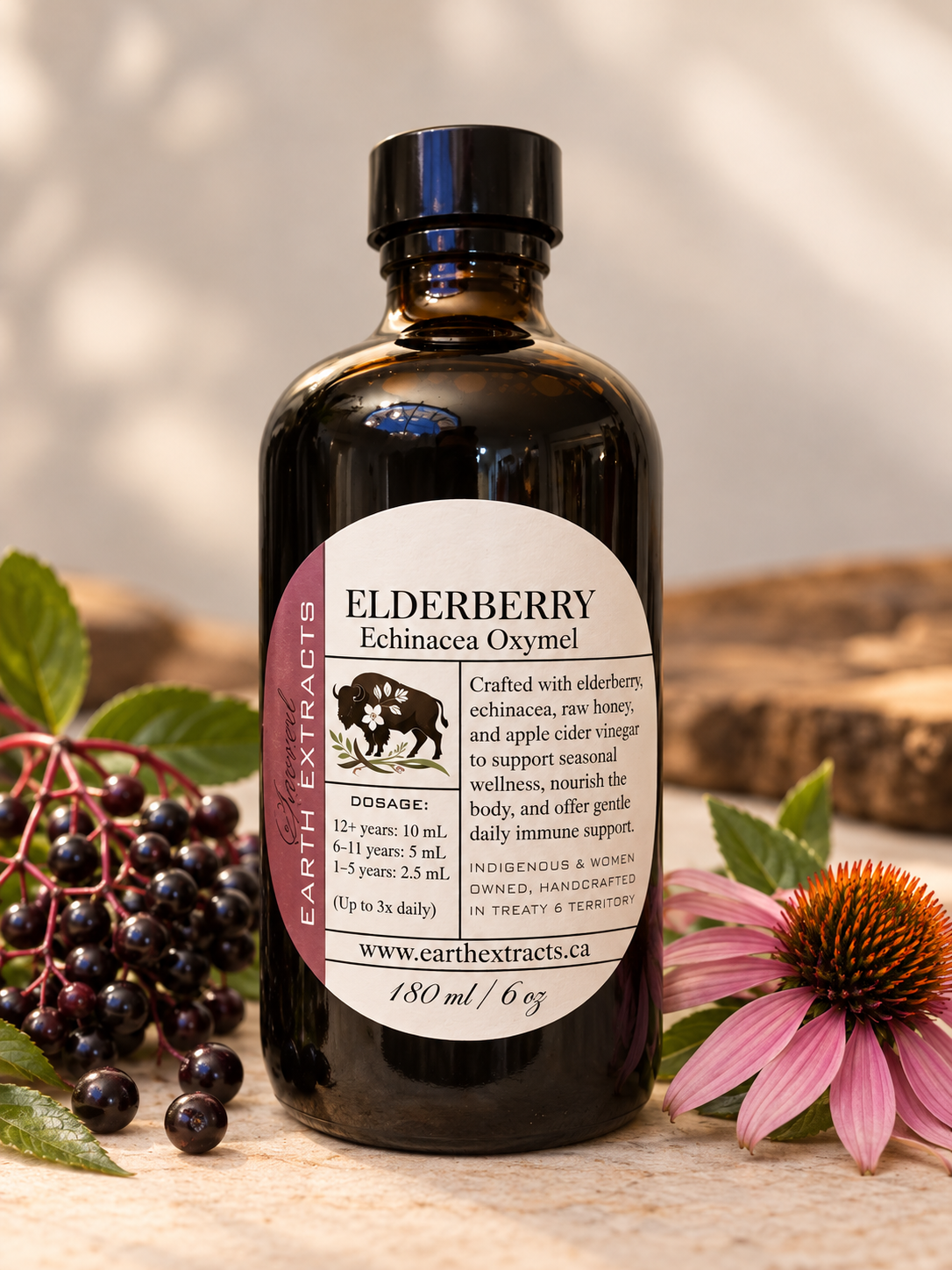 ELDERBERRY + ECHINACEA OXYMEL