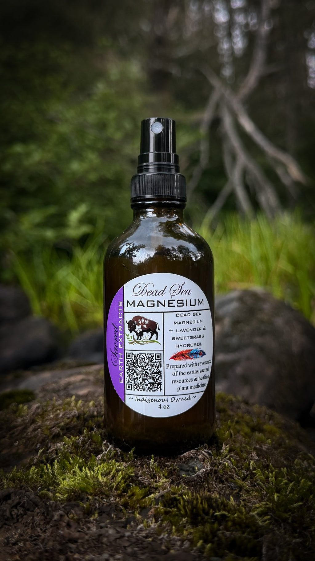 Dead Sea Magnesium spray 4 oz bottle